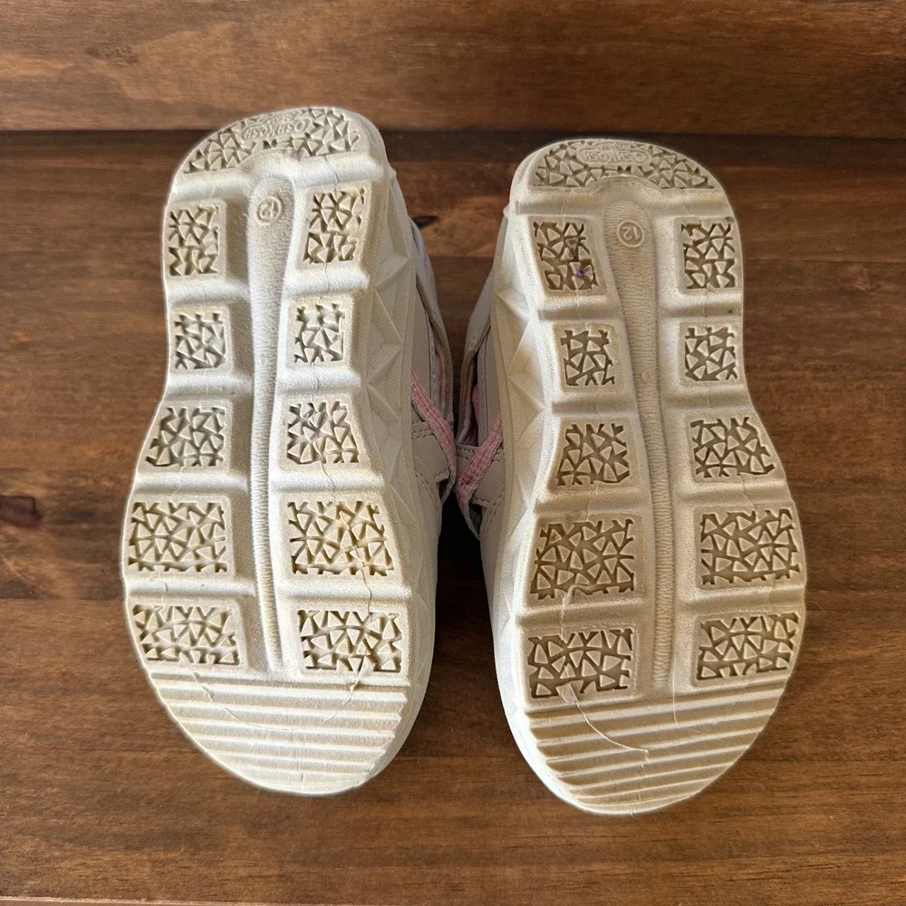 OshKosh B'gosh Rock-G Sneakers Girls Size 12M Pink Grey Play Sandals OS25R01H